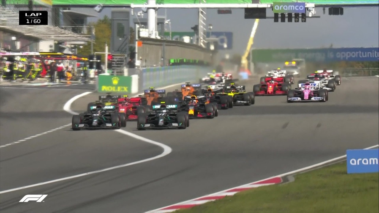 Bottas e Hamilton brigam pela ponta no GP de Eifel de Fórmula 1
