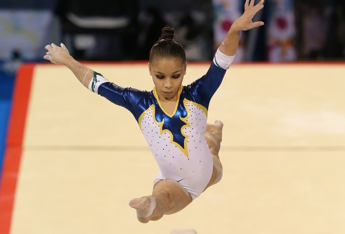 Flavia Lopes Saraiva ginástica Pan-Americana (Foto:  Matt Detrich/Reuters)