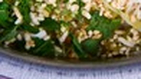 Salada de arroz integral