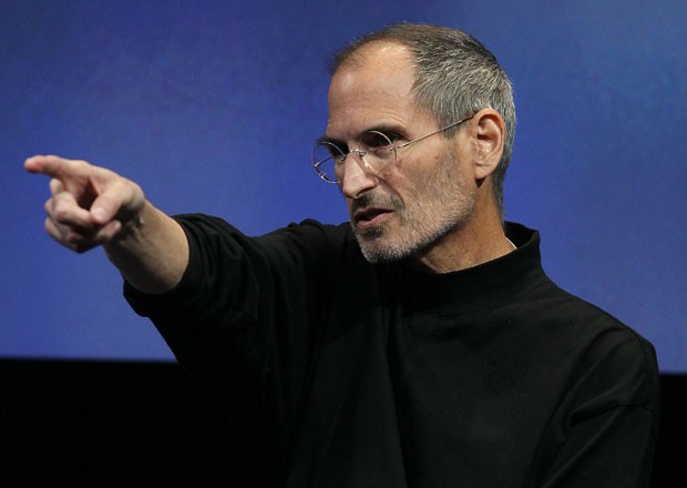 Steve Jobs, um mestre em inspirar pessoas nas apresentações (Foto: Getty Images)
