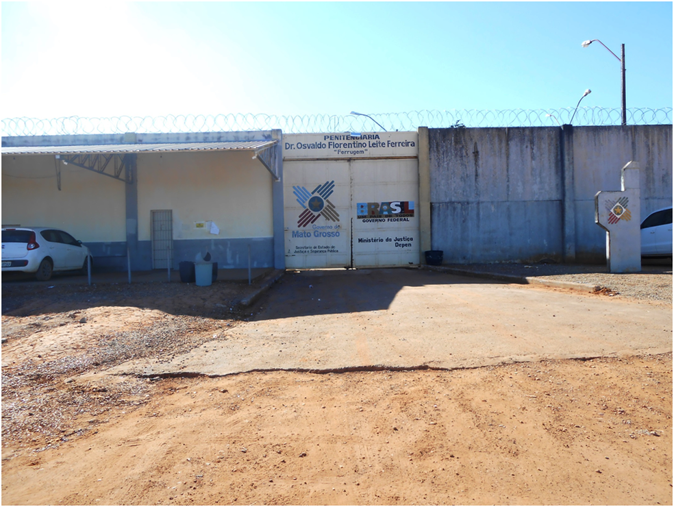 Novos presos não foram aceitos na Penitenciária Osvaldo Florentino Leite Ferreira (Ferrugem) em Sinop — Foto: Sejudh-MT