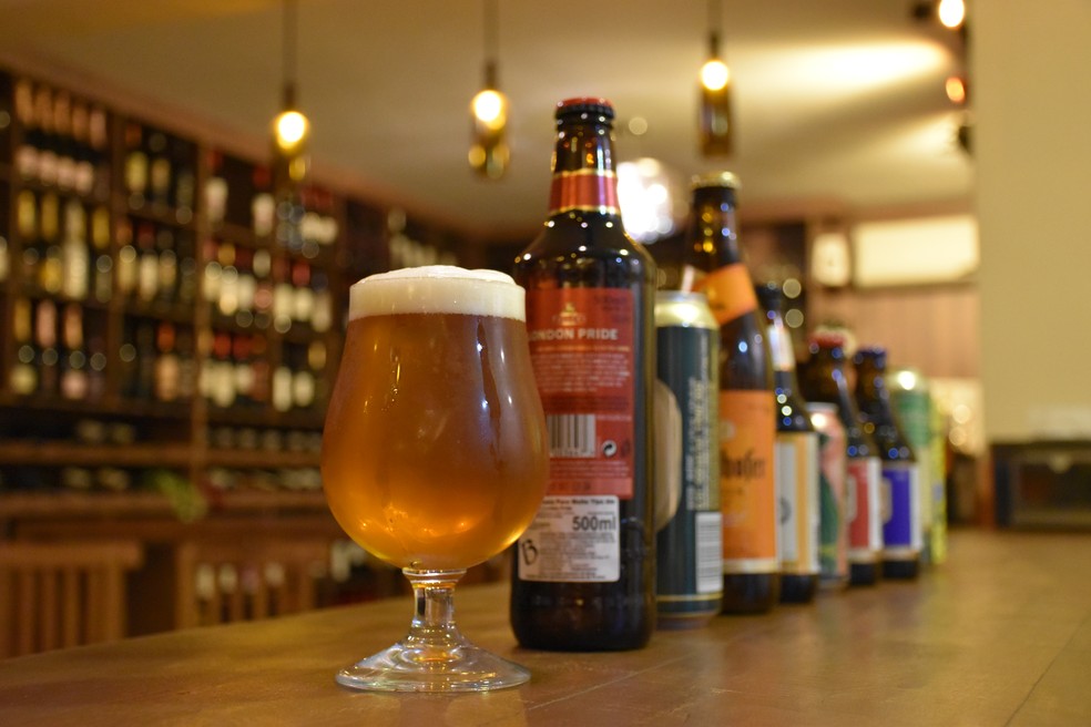 Cervejas artesanais ganham festival em Olinda â Foto: PatrÃ­cia RennÃ³/G1