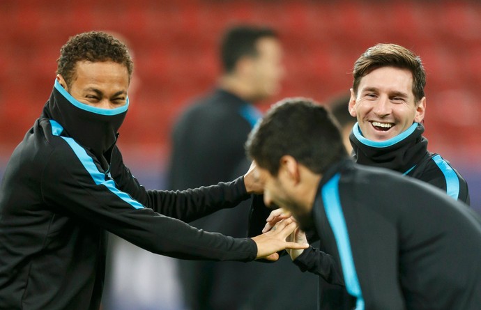 Neymar Messi Suárez Barcelona (Foto: Reuters)
