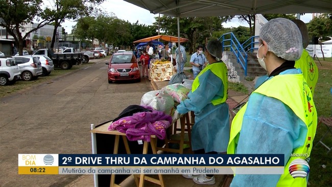 Segundo drive-thru da campanha do agasalho é neste sábado
