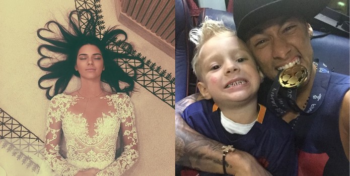 Instagram divulga lista com fotos mais curtidas de 2015; Neymar lidera a lista no Brasil, e Kendall Jenner no mundo (Foto: Reprodução/Instagram)
