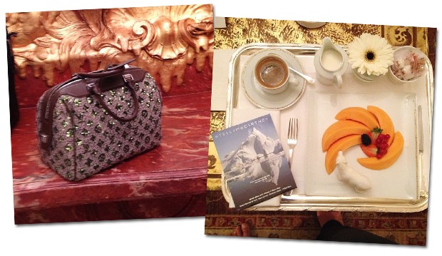 O café da manhã frugal e a bolsa Louis Vuitton 