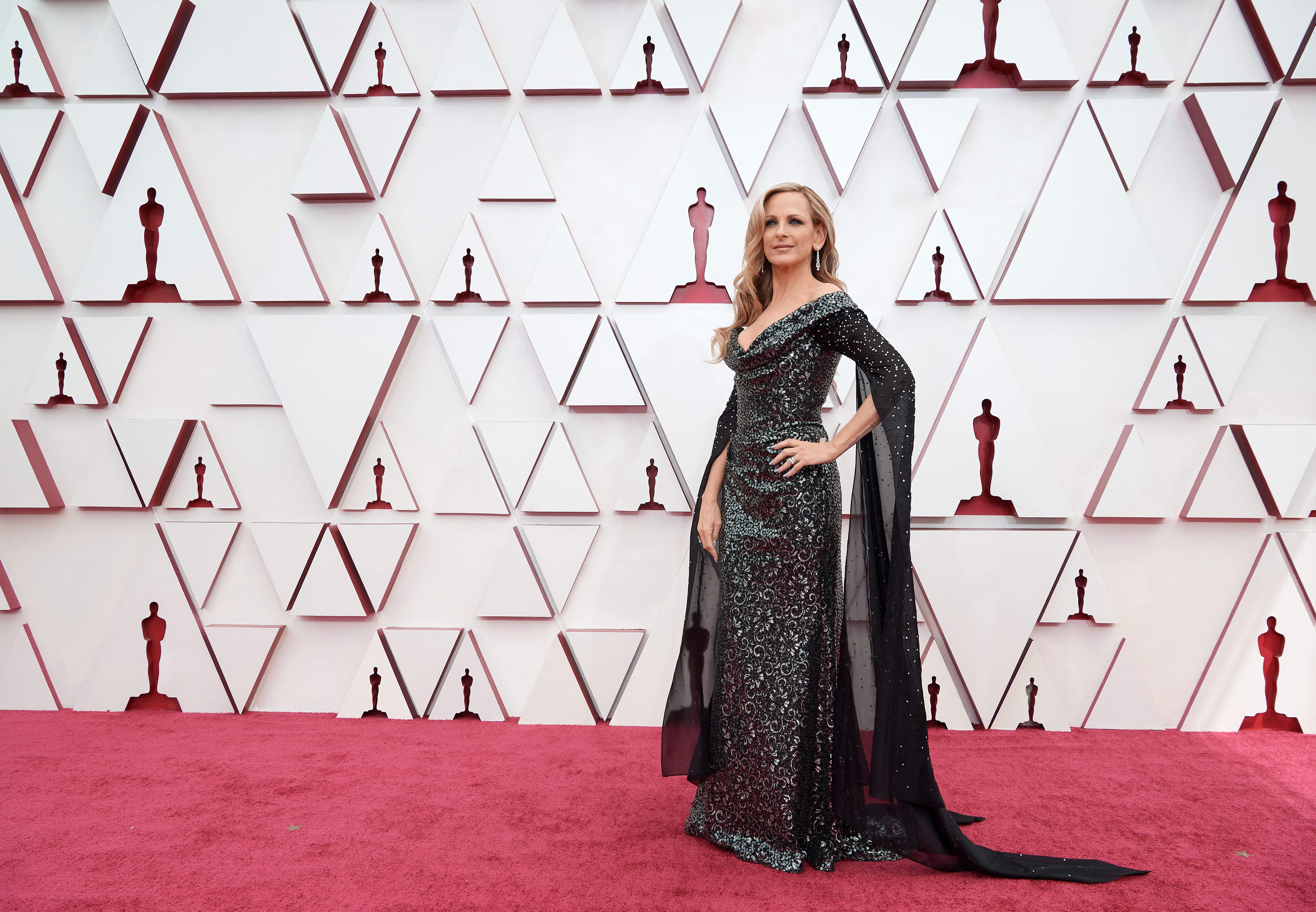 LOS ANGELES, CALIFORNIA – APRIL 25: (EDITORIAL USE ONLY) In this handout photo provided by A.M.P.A.S., Marlee Matlin attends the 93rd Annual Academy Awards at Union Station on April 25, 2021 in Los Angeles, California. (Photo by Matt Petit/A.M.P.A.S. via  (Foto: A.M.P.A.S. via Getty Images)