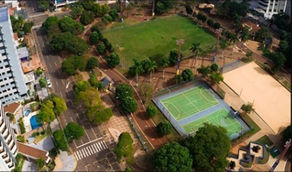 Praça Belmar Fidalgo em Campo Grande.  — Foto: Reprodução