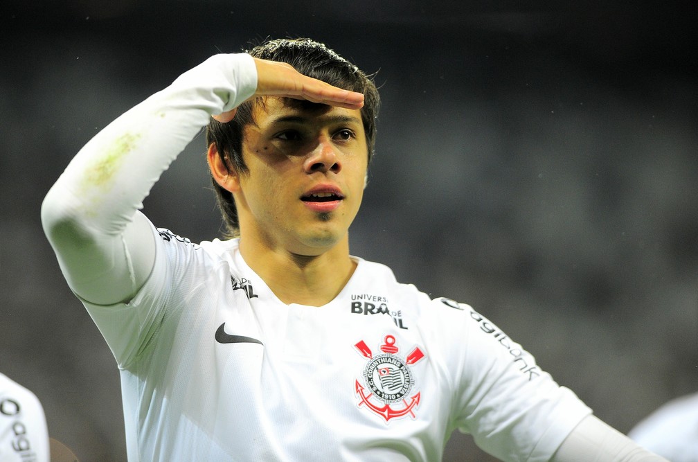 Romero é o estrangeiro com mais jogos com a camisa corintiana — Foto: Marcos Ribolli