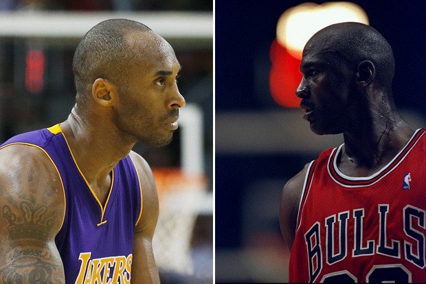 Kobe Bryant e Michael Jordan: quem é o melhor? (Foto: Getty Images)