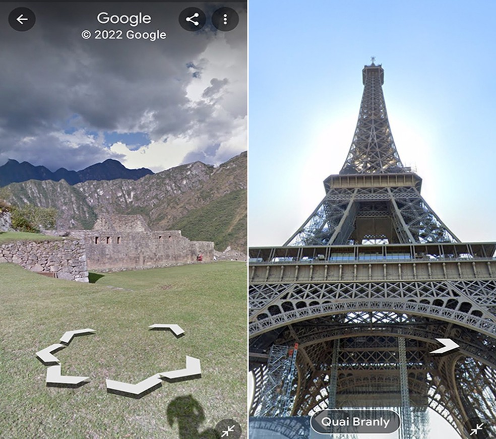 Conheça lugares novos pelo Street View, do Google — Foto: Reprodução/Flávia Fernandes