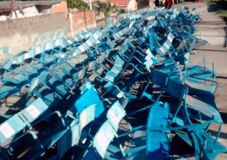 Grêmio doa mil cadeiras do Estádio Olímpico a clube do Interior do RS