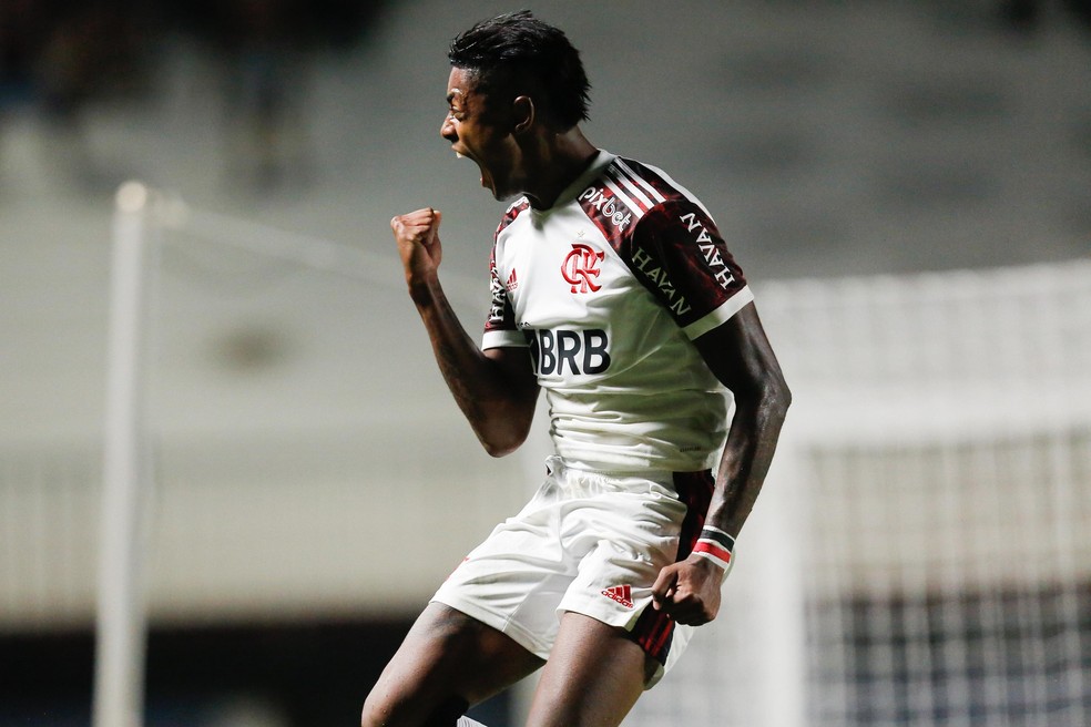 Bruno Henrique Flamengo Atlético-GO — Foto: Gilvan de Souza/Flamengo