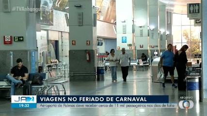 Aeroporto de Palmas deve receber cerca de 11 mil passageiros nos dias de folia