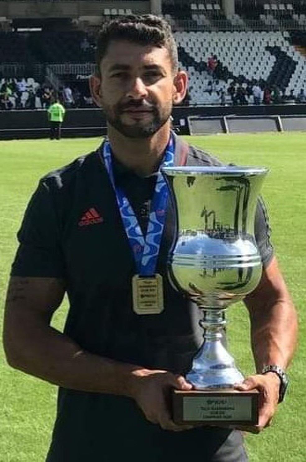 Lúdyo Santos, novo técnico do sub-16 do Flamengo — Foto: Reprodução