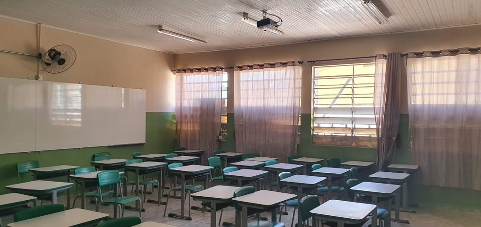 Escola Orlando Maurício Zambotto, em Jarinu (SP), uma das finalistas no prêmio Gestão Escolar 2020. — Foto: Divulgação