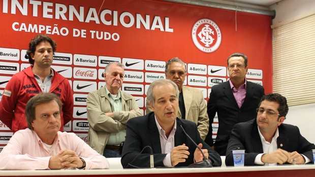 Luís Anápio Gomes, Giovanni Luigi e Luciano Davi (Foto: Diego Guichard/GLOBOESPORTE.COM)