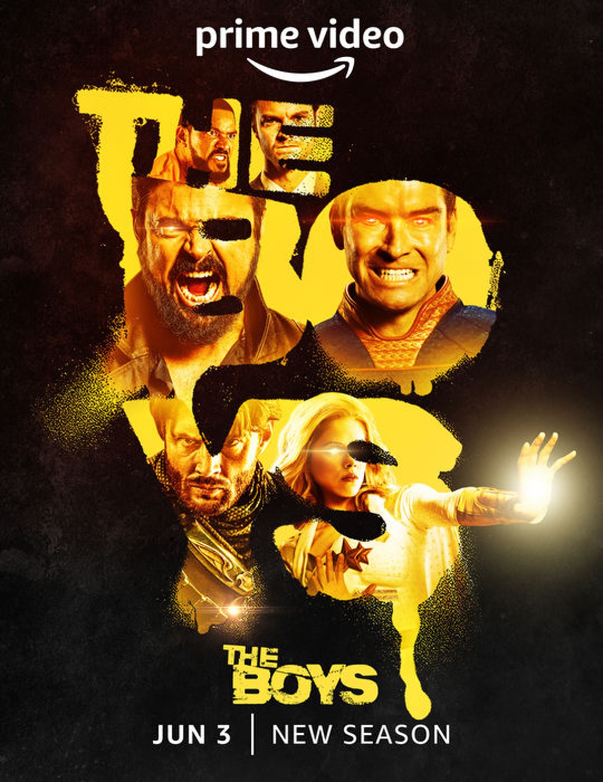 O cartaz da terceira temporada de The Boys (Foto: Divulgação / Amazon Prime Video)