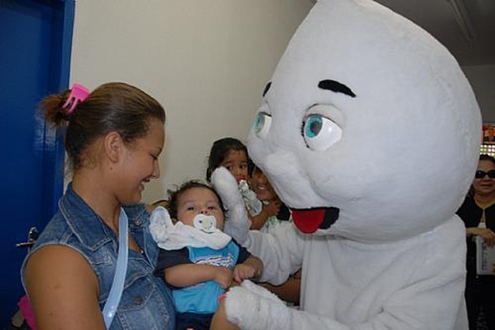 Personagem Zé Gotinha acompanhará vacinação no período de 6 a 31 de agosto de 2018, que será realizada em todo Brasil.  (Foto: Ascom / SMS)
