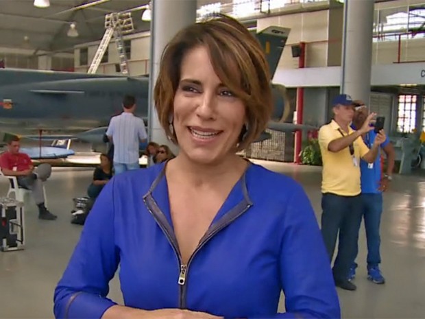 Gloria Pires nos bastidores de Babilônia (Foto: Vídeo Show / TV Globo)