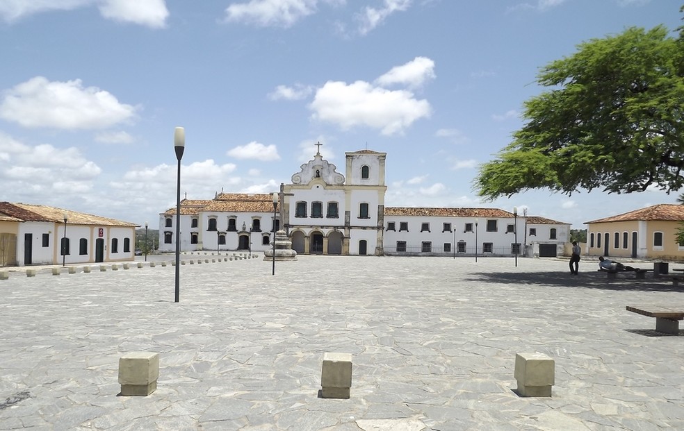 Praça São Francisco de Assis em São Cristóvão  — Foto: Joelma Gonçalves/G1/Arquivo
