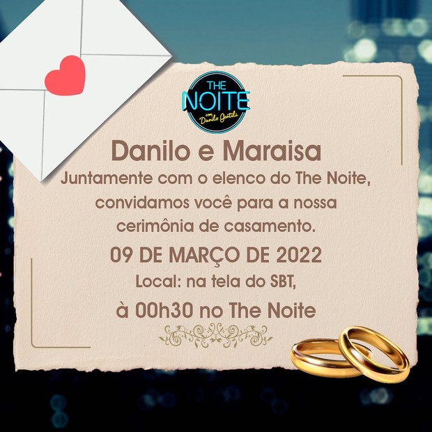 Maraisa se casa com Danilo Gentili em programa de TV (Foto:  Lourival Ribeiro/SBT)
