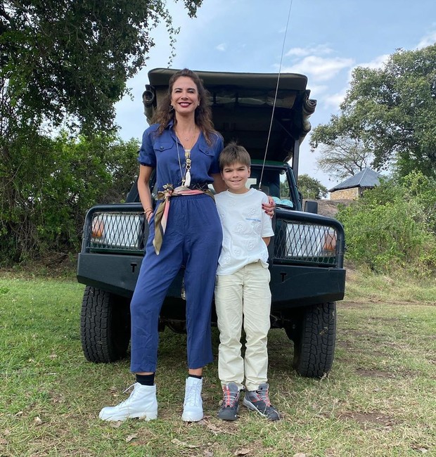 Luciana Gimenez e filho, Lorenzo (Foto: Reprodução / Instagram)
