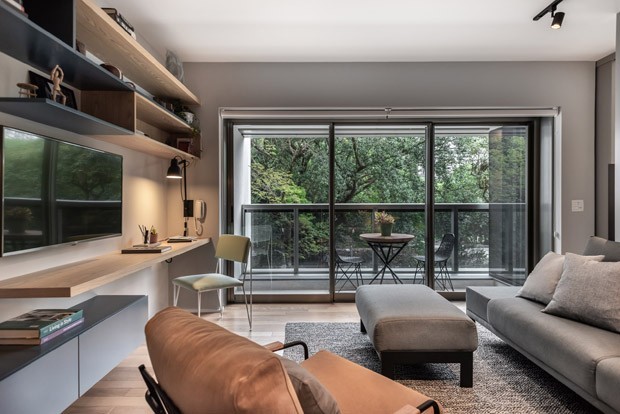 Apartamentos de 50 m²: 6 projetos para você se inspirar (Foto: ESCANHUELA PHOTO/DIVULGAÇÃO)