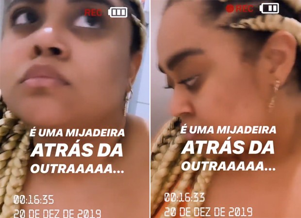 Grávida, Rízia Cerqueira relata que tem sentido mais vontade de fazer xixi (Foto: Reprodução/Instagram)