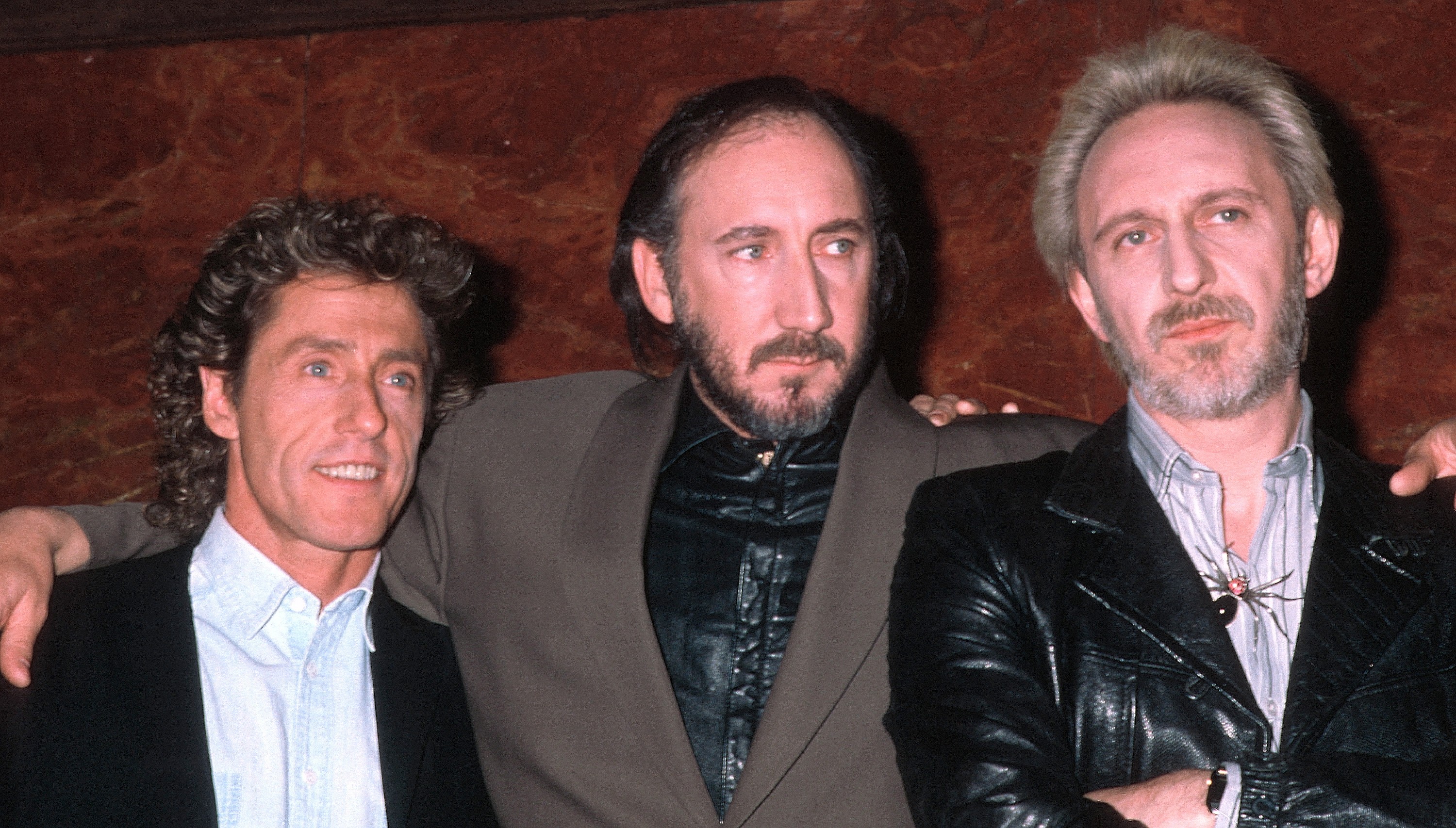 Roger Daltrey, Pete Townshend e John Entwistle em foto de 1989 (Foto: Getty Images)