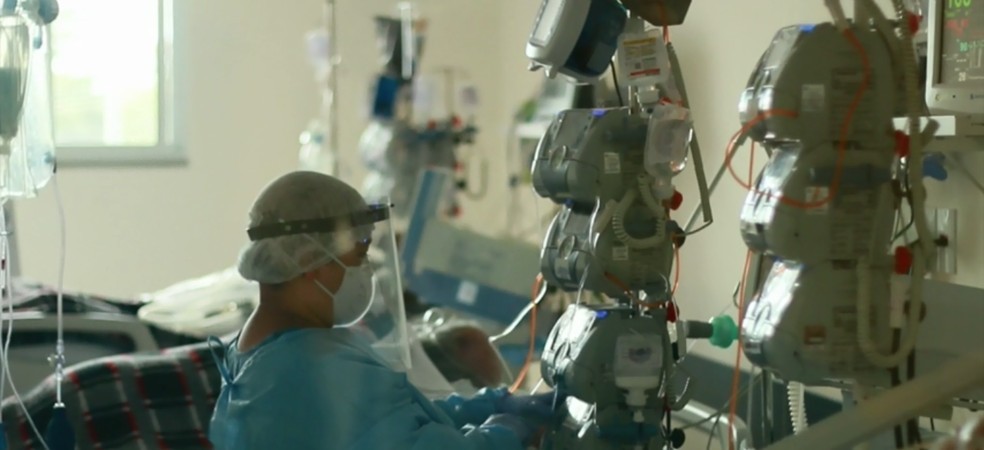 98% dos leitos de UTI Covid-19 do SUS no Paraná estão ocupados — Foto: Reprodução/RPC