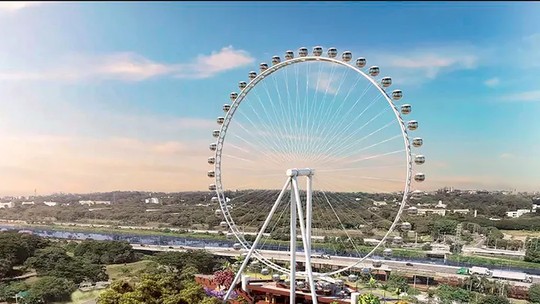 Roda-gigante de São Paulo deve ser inaugurada até o fim do ano