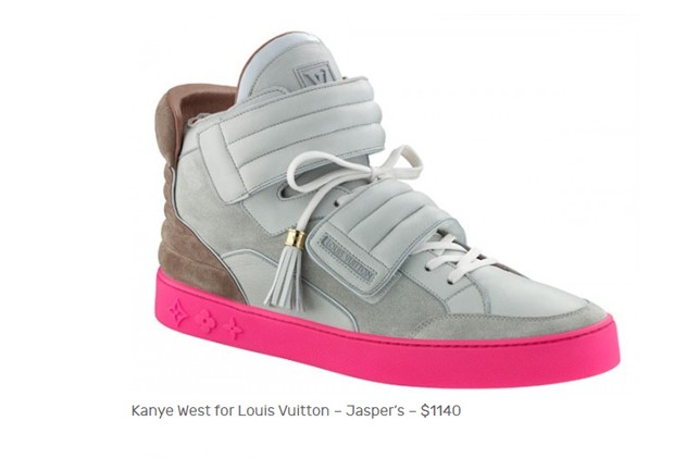 Tênis em parceria de Kanye West e Louis Vuitton (Foto: Reprodução)