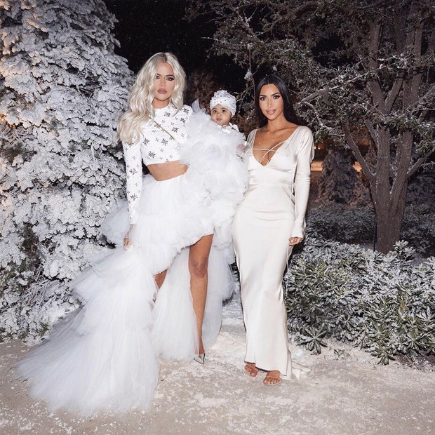 Festa de Natal em 2018, de Kim Kardashian (Foto: Reprodução/ Instagram)