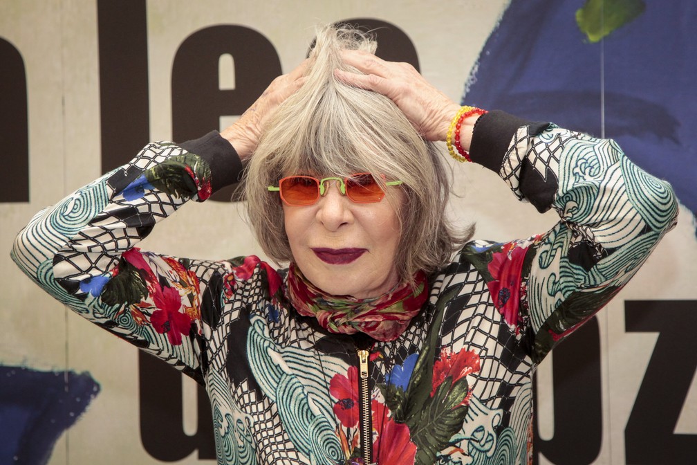 Rita Lee no lançamento do livro 'Dropz' em São Paulo, em 15 de agosto de 2017  — Foto: Ale Frata/Código19/Estadão Conteúdo/Arquivo