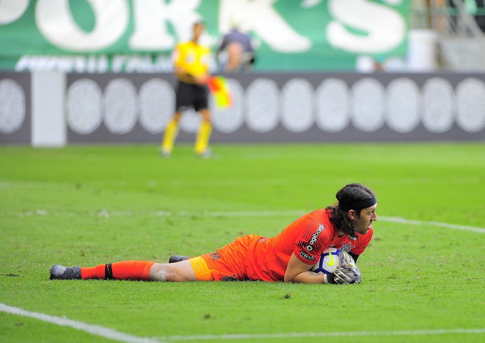 Cássio evita polêmica com Deyverson após Palmeiras x Corinthians: 