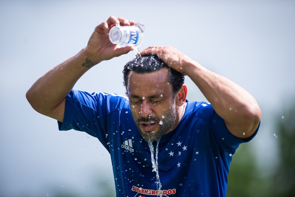 Fred conseguiu a rescisão com o Cruzeiro, que ainda pode recorrer — Foto: Bruno Haddad/Cruzeiro