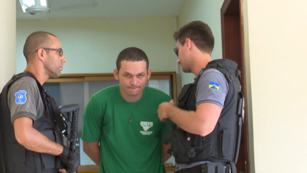 Diego de Sá Parente está preso desde abril de 2017 (Foto: José Manoel/Rede Amazônica)