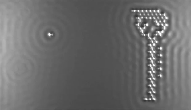 IBM manipulou átomos para criar curta de animação (Foto: Divulgação/IBM)