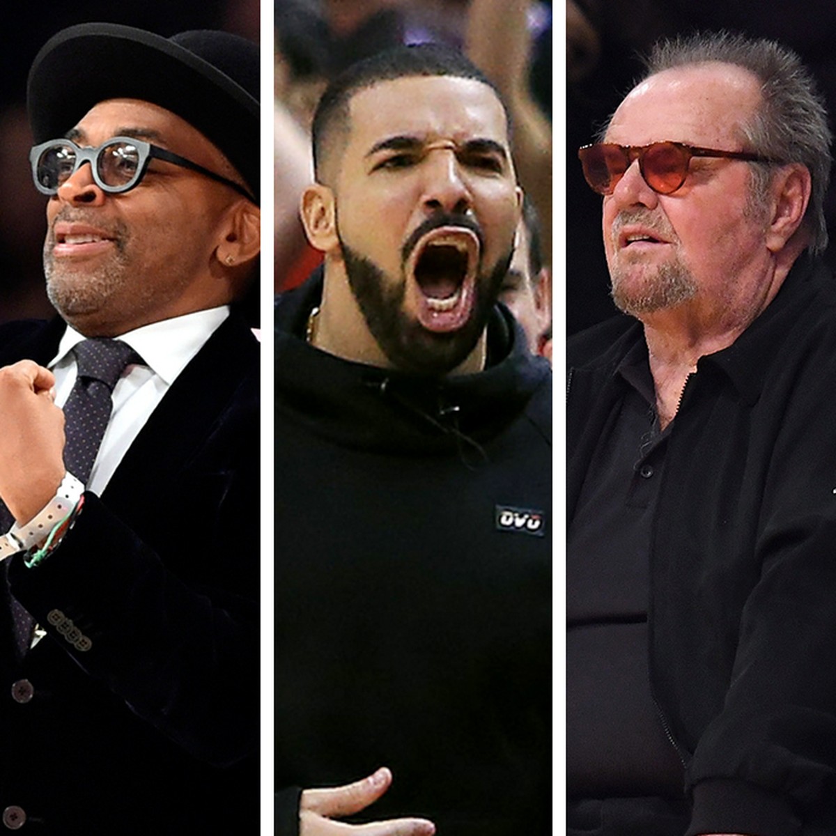 Fanáticos até demais! Drake, Spike Lee, Jack Nicholson... os famosos ...