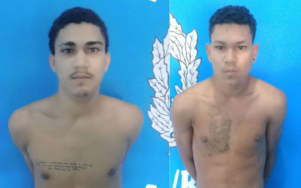 Reinan e Venício foram presos por matar homem com requintes de crueldade (Foto: Divulgação/Polícia Civil)