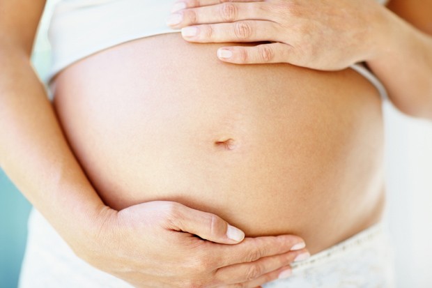 Barriga pós parto cesária
