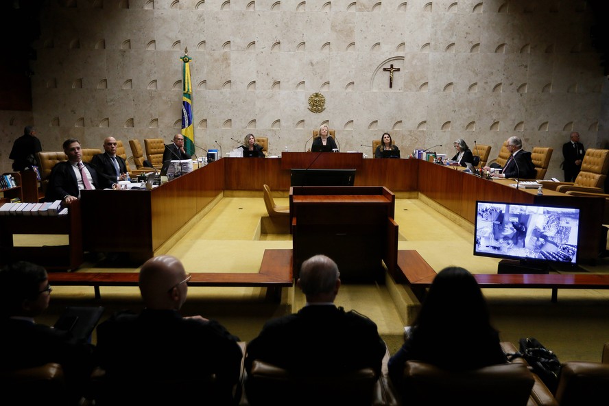 Plenário do STF, em Brasília: Corte tem na pauta ação sobre marco temporal