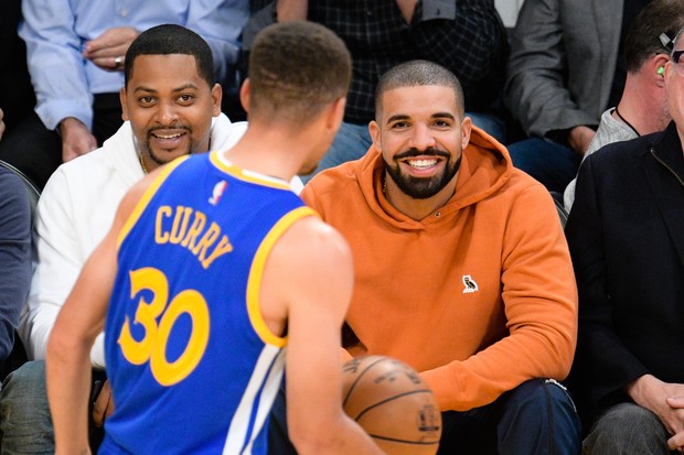 Drake, fã da NBA, tem apostado em resultados dos jogos, como final da liga (Foto: Noel Vasquez/GC Images)