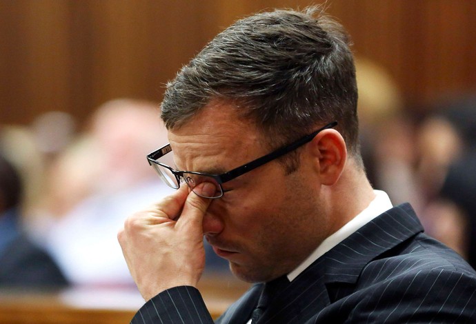 Oscar Pistorius, julgamento (Foto: Reuters)
