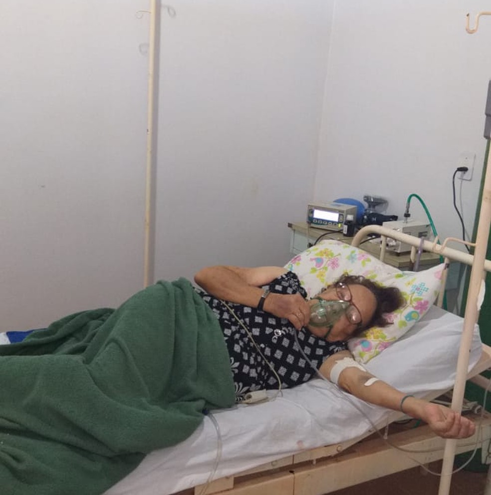 Aracy Leoncine em São José do Xingu (MT) antes da transferência para Cuiabá — Foto: Arquivo pessoal