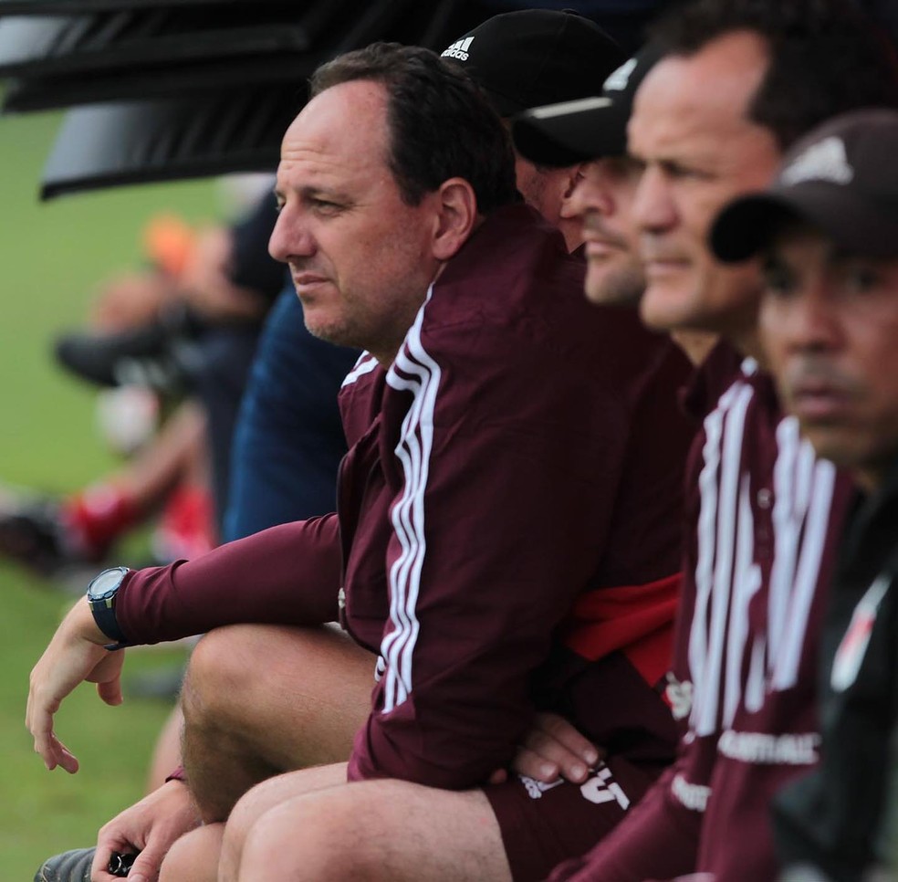 Rogério Ceni em treino do São Paulo — Foto: Rubens Chiri / saopaulofc.net