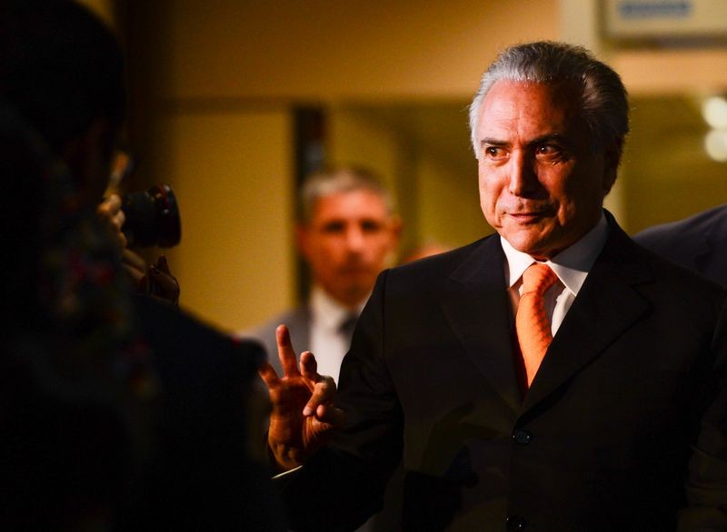 Michel Temer após reunião com a presidente Dilma Rousseff (Foto: Fabio Rodrigues Pozzebom/Agência Brasil)
