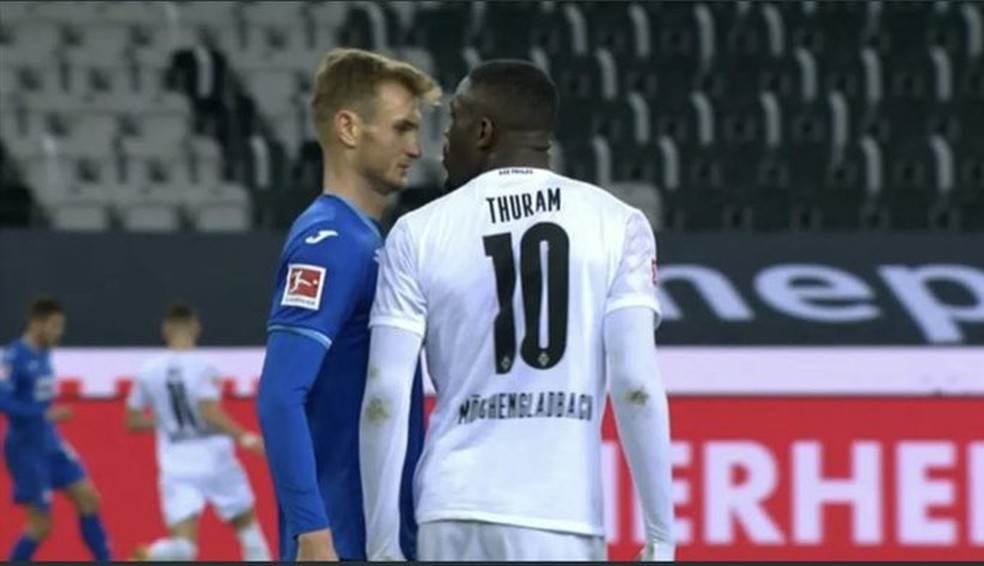 Marcus Thuram é multado em R$ 1 milhão após cuspir em adversário no Campeonato Alemão