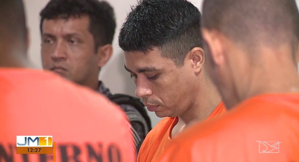 Jhonatan de Sousa Silva é acusado de ter assassinado o detendo Alan Kardec Dias Mota em Pedrinhas — Foto: Reprodução/TV Mirante